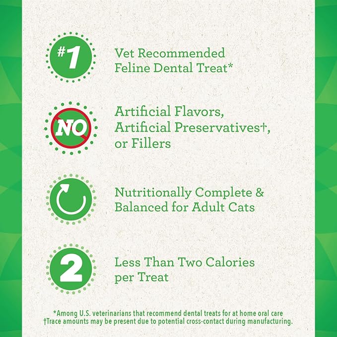 Greenies FELINE GREENIES Catnip Flavored Dental Treats - Image 3