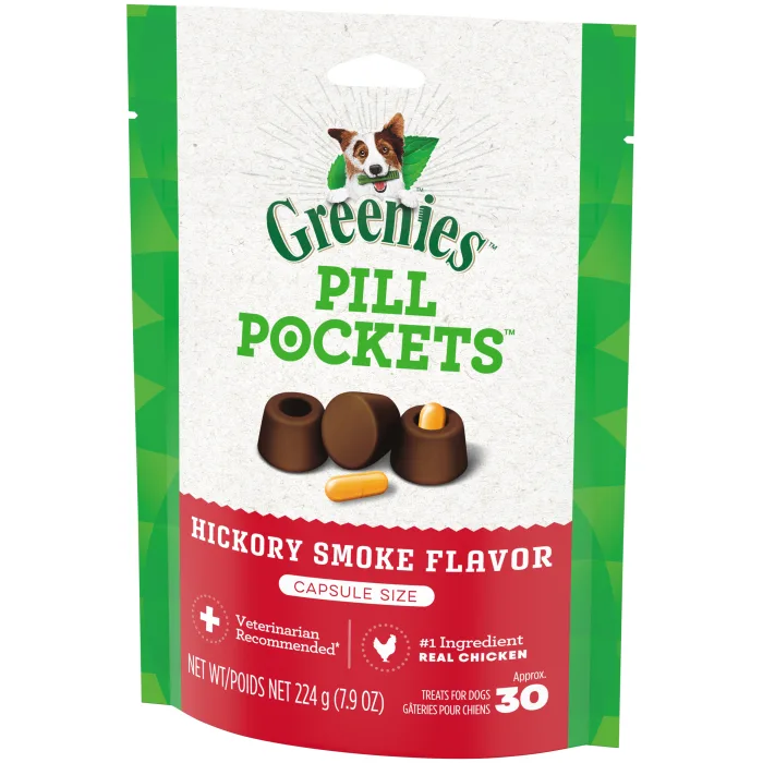 GREENIES Hickory Smoke Flavored Capsule Pill Pockets - Image 2