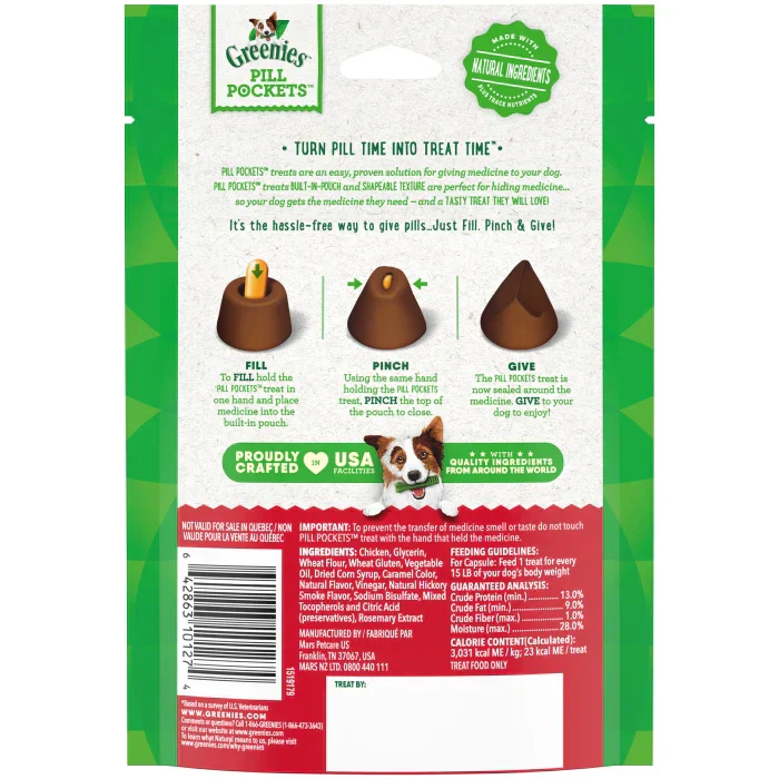 GREENIES Hickory Smoke Flavored Capsule Pill Pockets - Image 3
