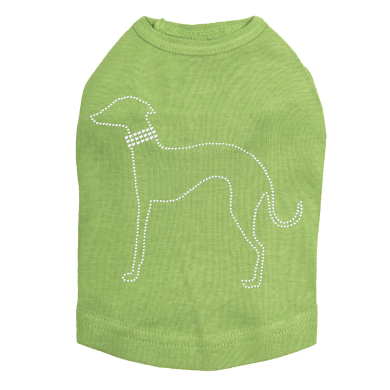 Greyhound Outline - Dog Tank - Image 15