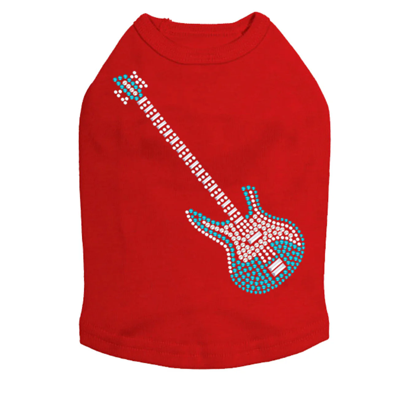 Guitar (Blue Austrian crystal) - Dog Tank - Image 11