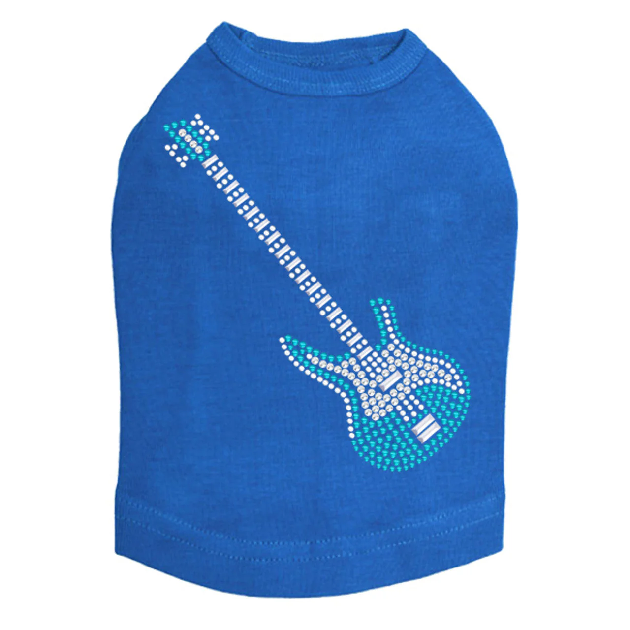 Guitar (Blue Austrian crystal) - Dog Tank - Image 17