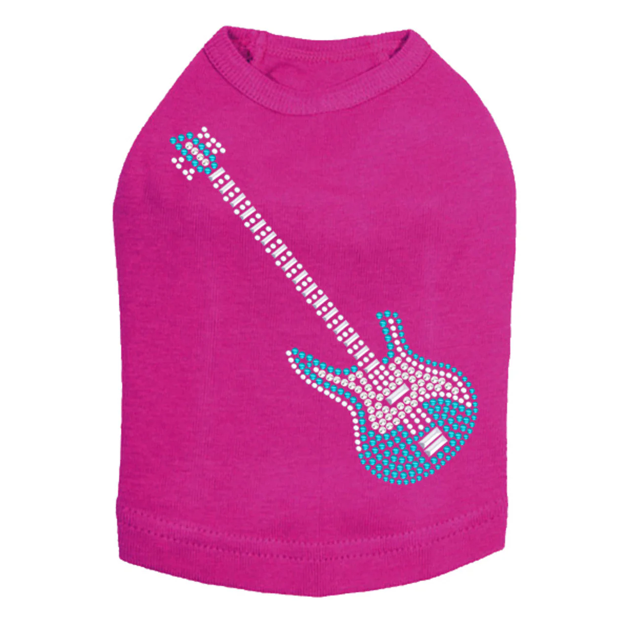 Guitar (Blue Austrian crystal) - Dog Tank - Image 18