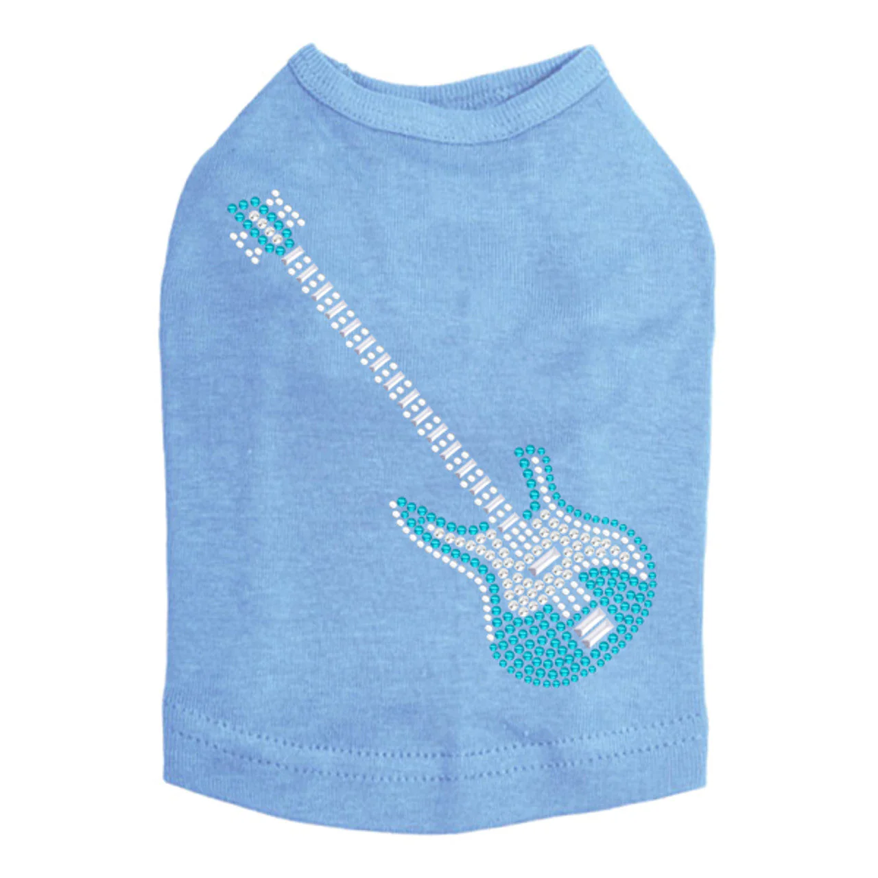 Guitar (Blue Austrian crystal) - Dog Tank - Image 5