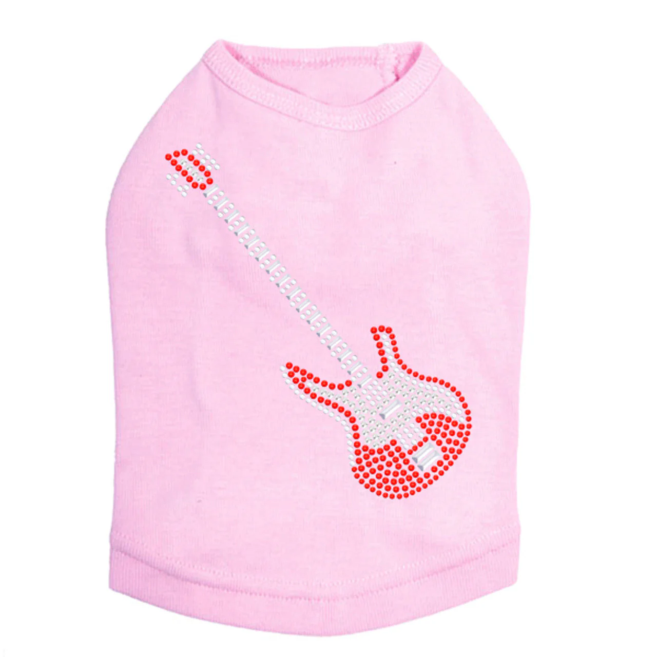Guitar (Red Austrian crystal) - Dog Tank - Image 15
