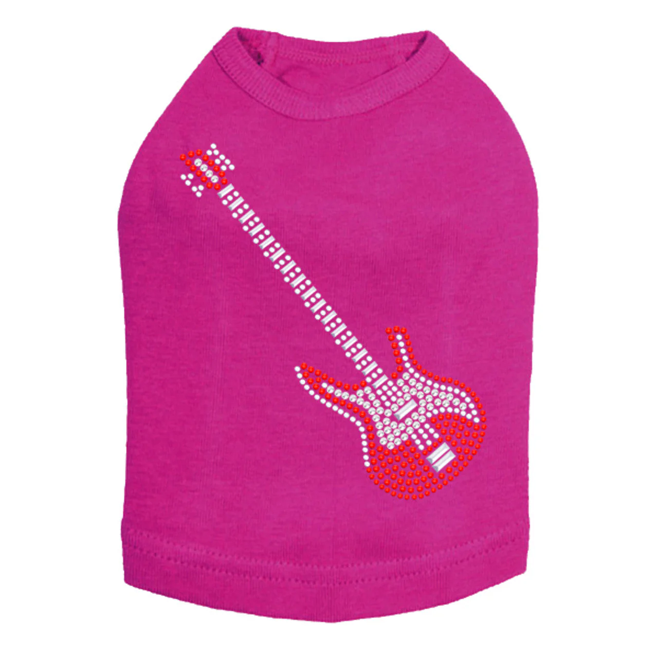 Guitar (Red Austrian crystal) - Dog Tank - Image 18