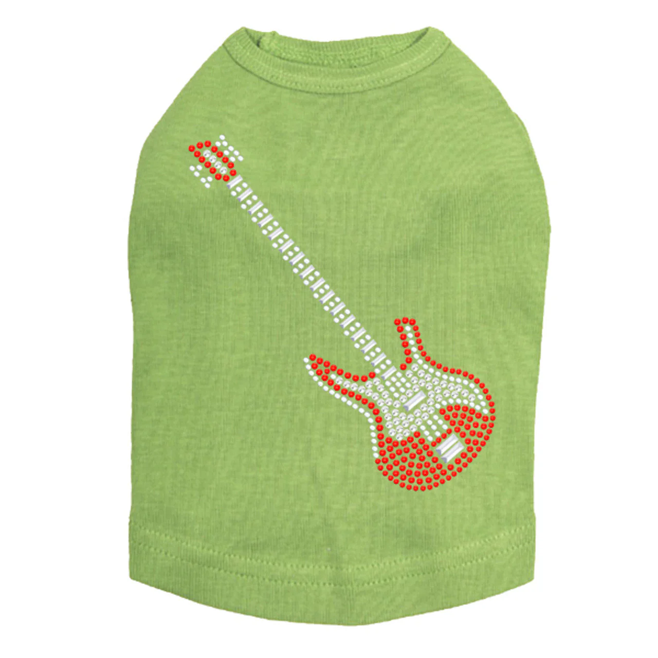 Guitar (Red Austrian crystal) - Dog Tank - Image 4