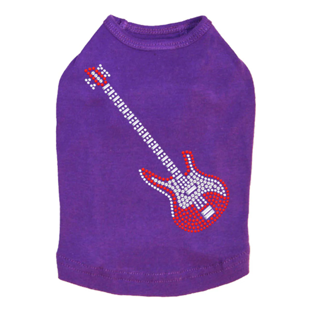 Guitar (Red Austrian crystal) - Dog Tank - Image 7