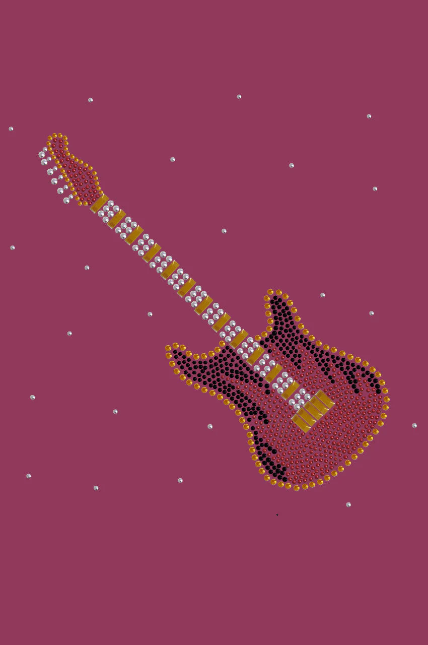 Guitar (Red & Gold) - Bandanna - Image 2