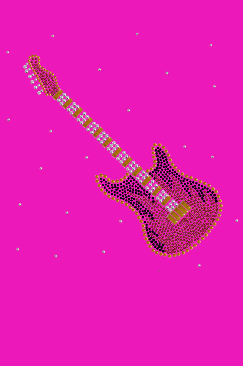 Guitar (Red & Gold) - Bandanna - Image 7