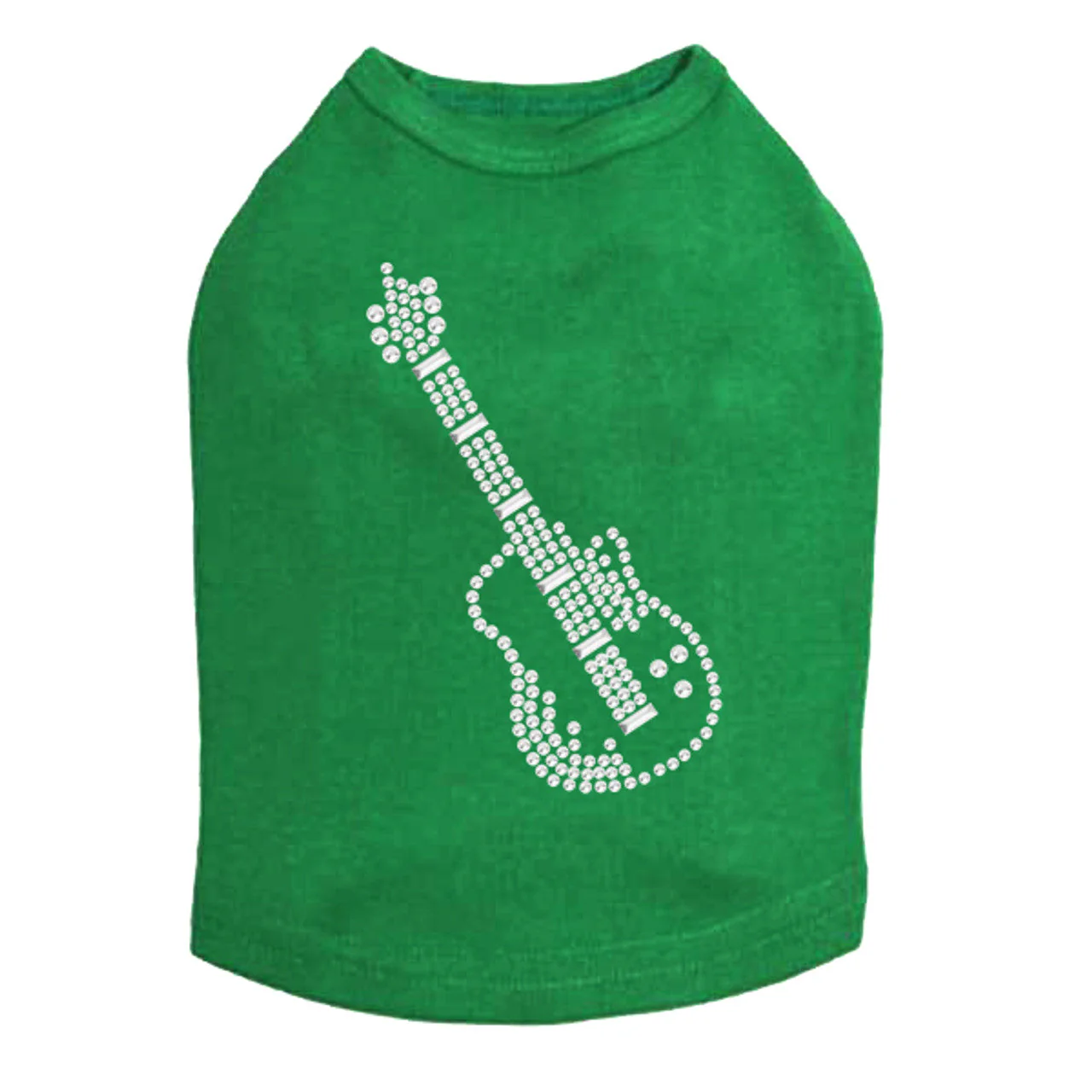 Guitar (Rhinestone) - Dog Tank - Image 5
