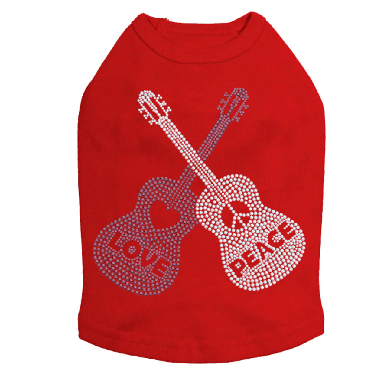Guitars, Love, & Peace - Dog Tank - Image 2