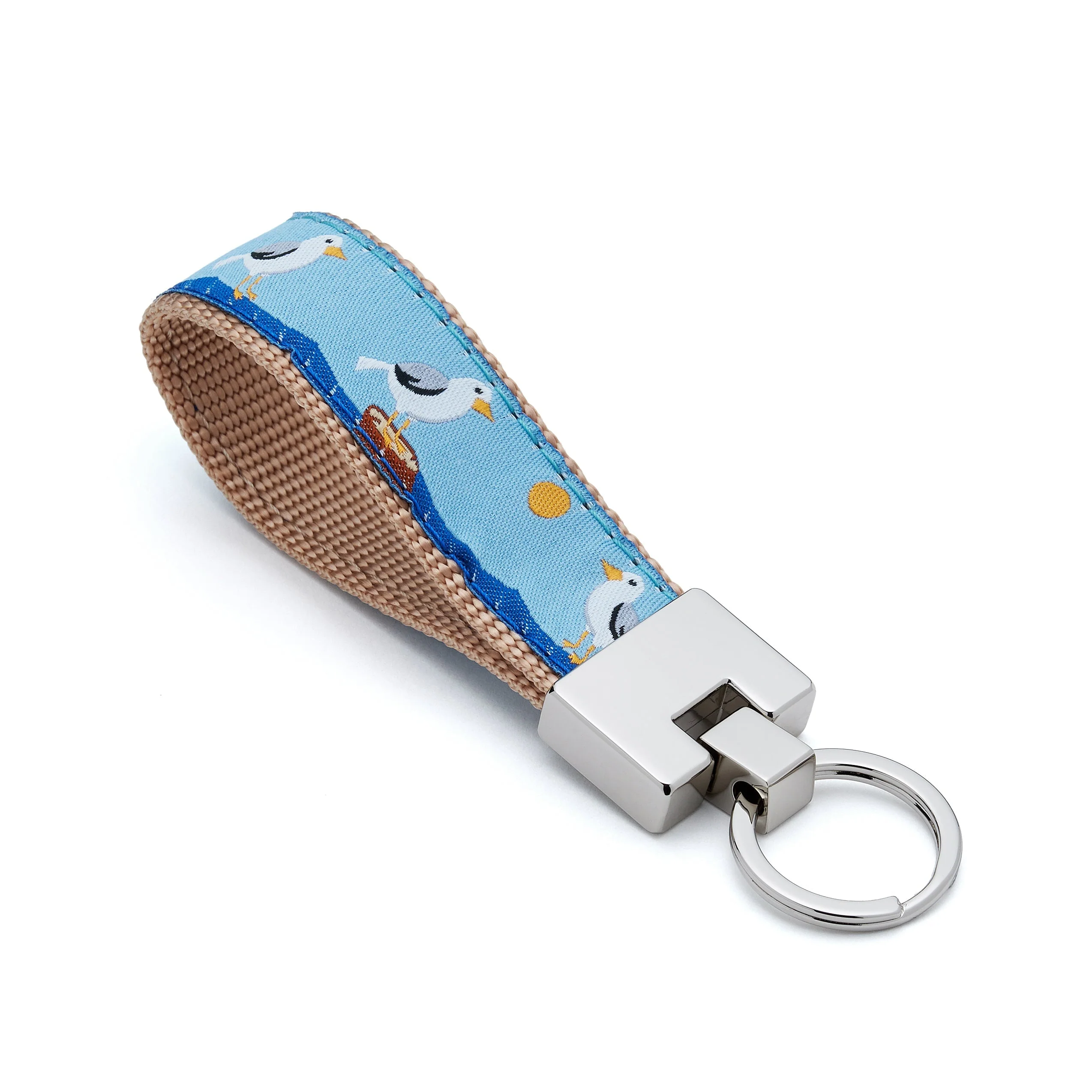 Up Country Gull Watch Cast Brass Key Ring