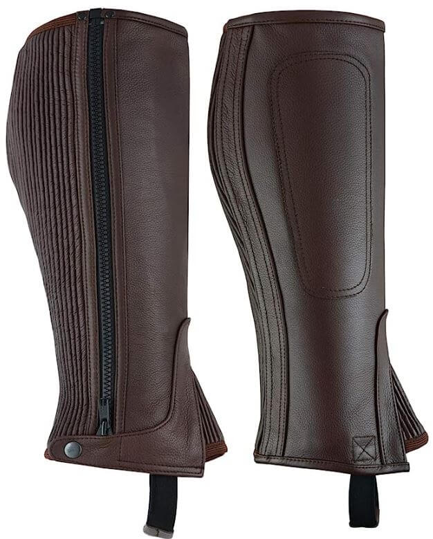 Half Chap Real Leather for Rider - Image 5