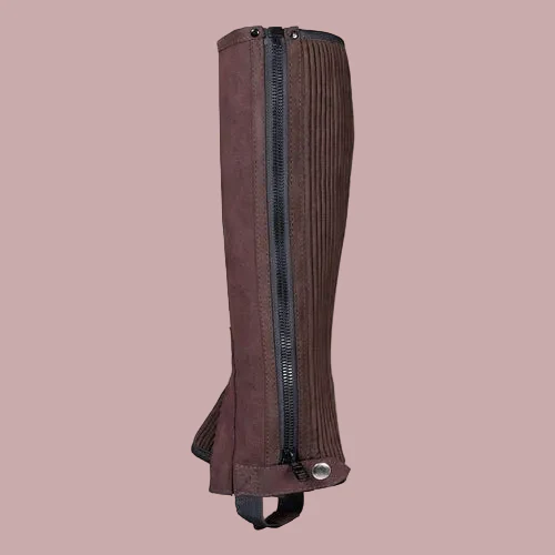 Half Chap Real Leather for Rider - Image 9