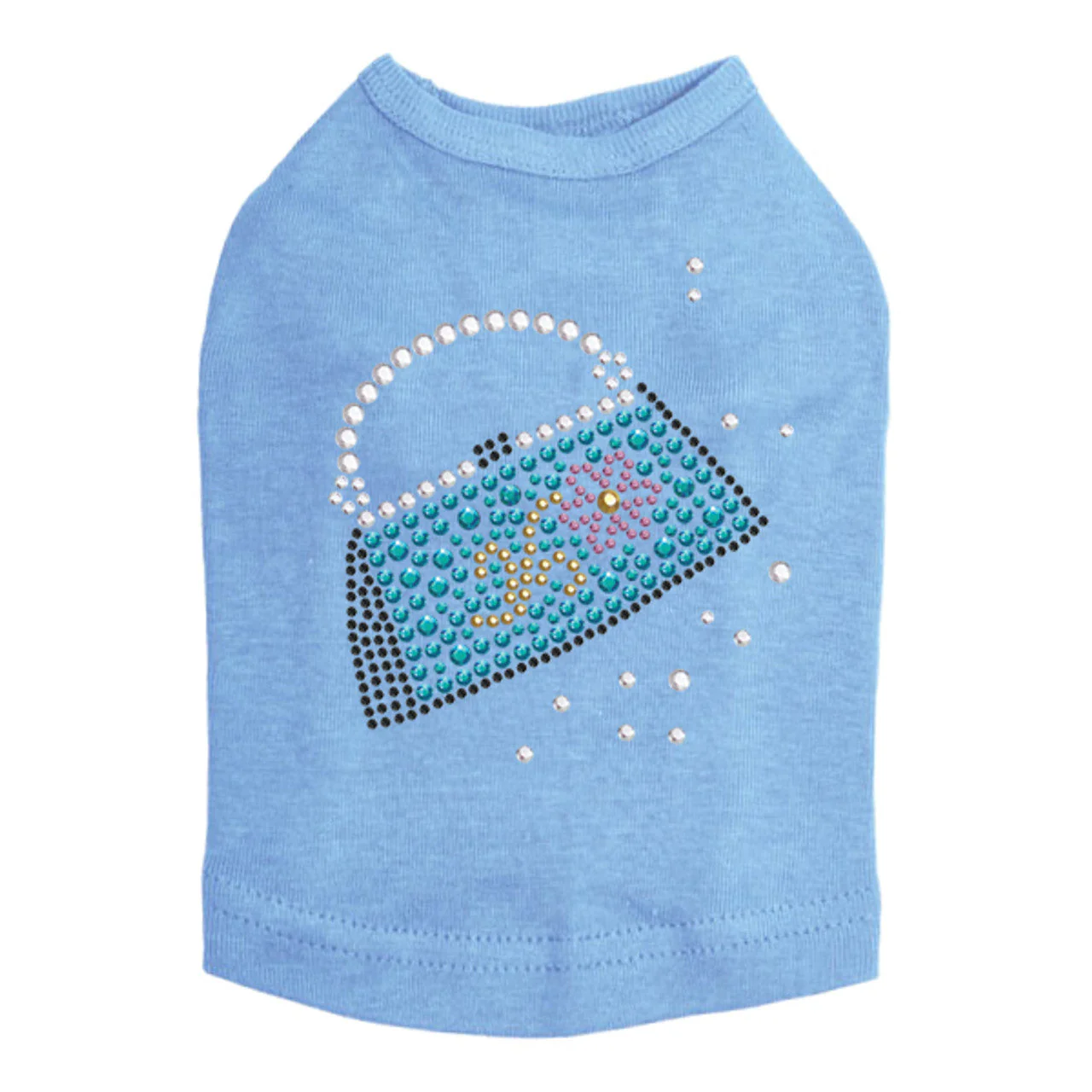 Handbag (Turquoise) - Dog Tank - Image 2