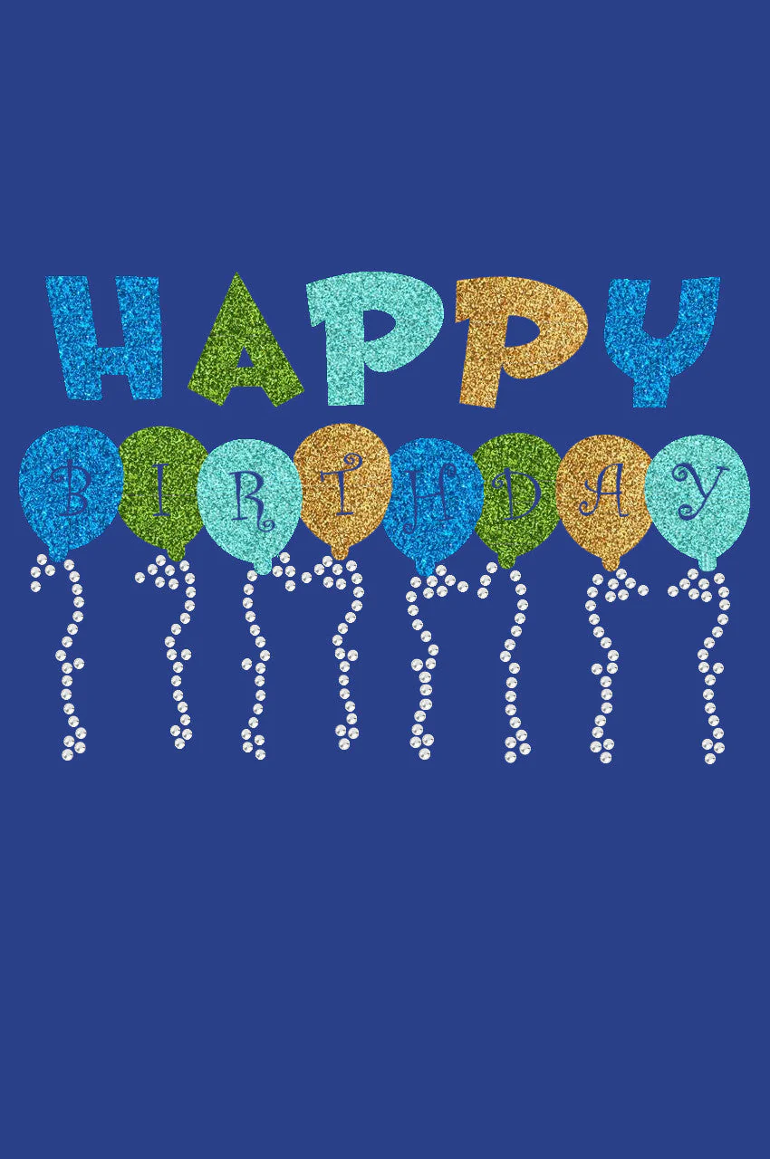 Happy Birthday Balloons (Blue) - Custom Tutu - Image 12