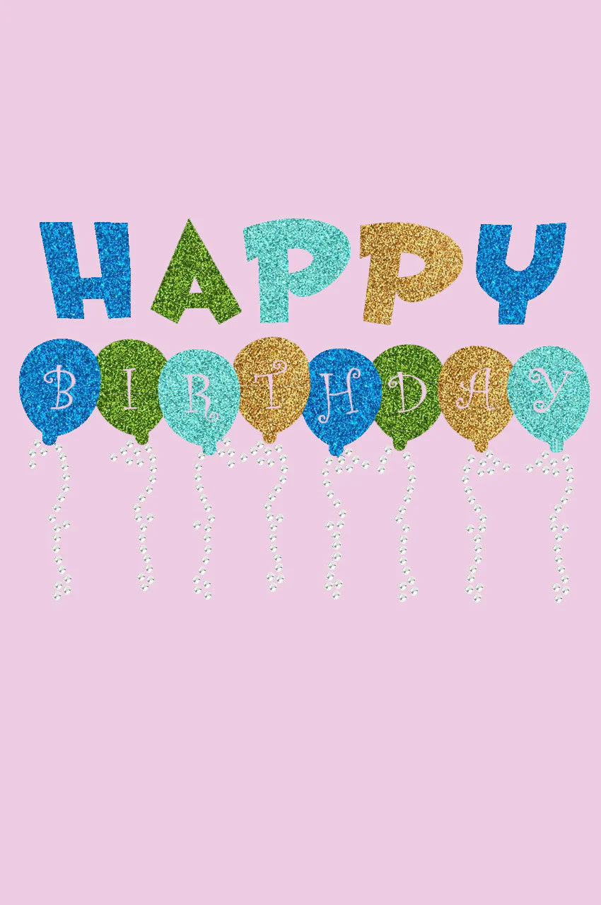 Happy Birthday Balloons (Blue) - Custom Tutu - Image 6
