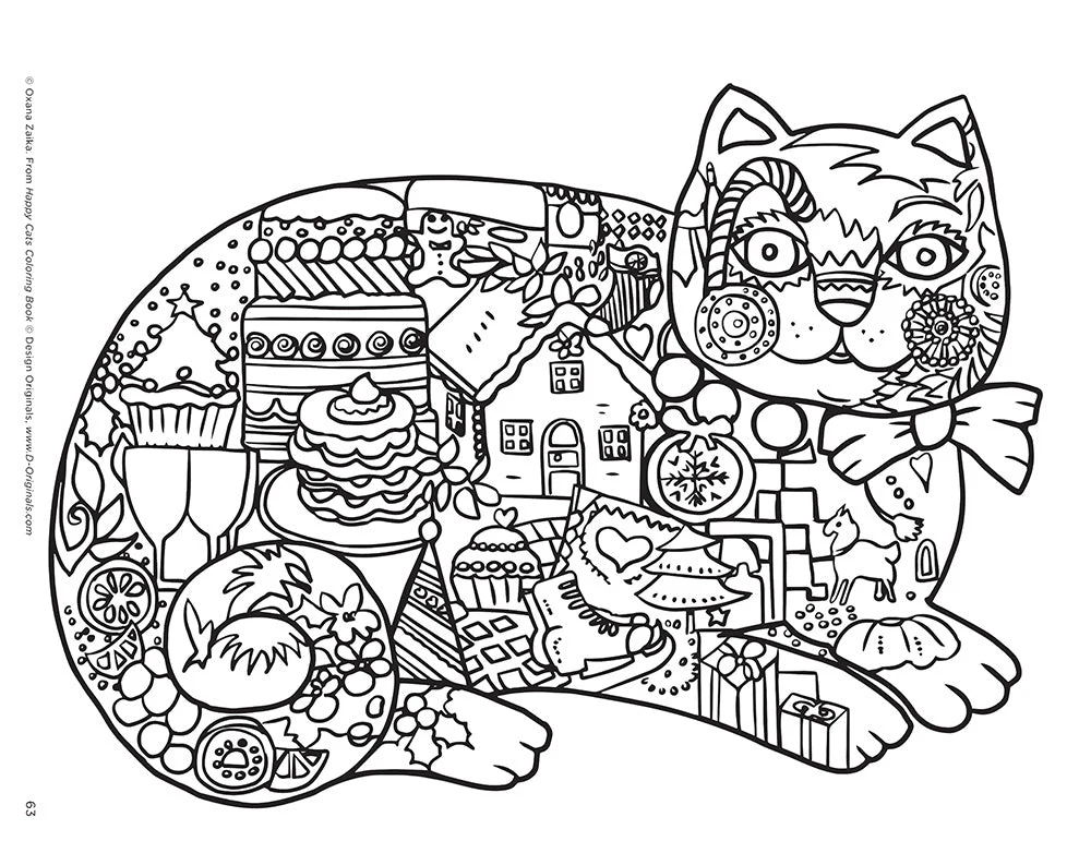 Happy Cats Coloring Book - Image 3