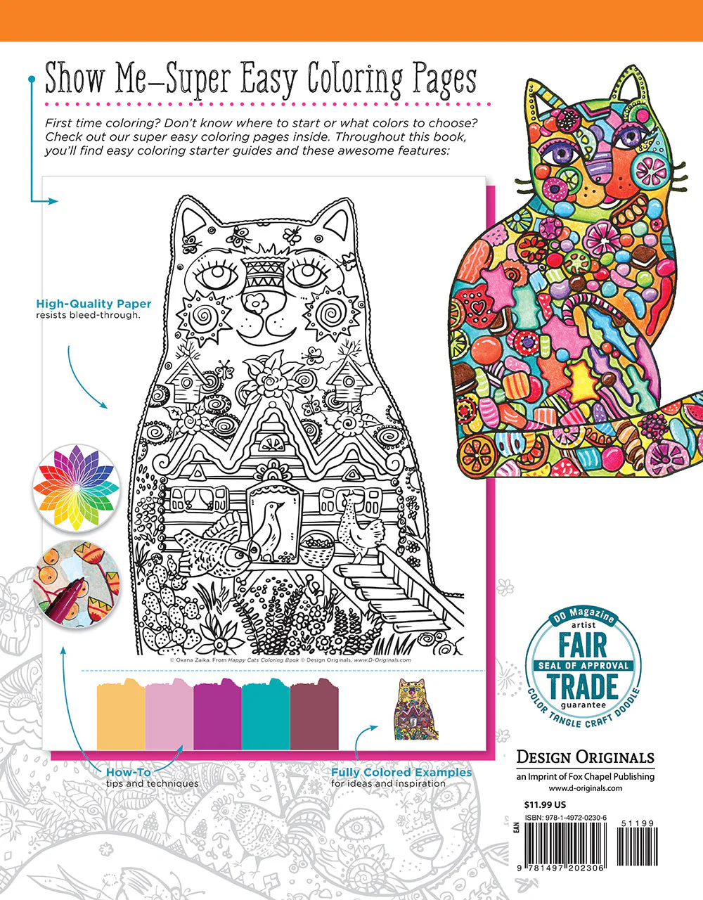 Happy Cats Coloring Book - Image 8