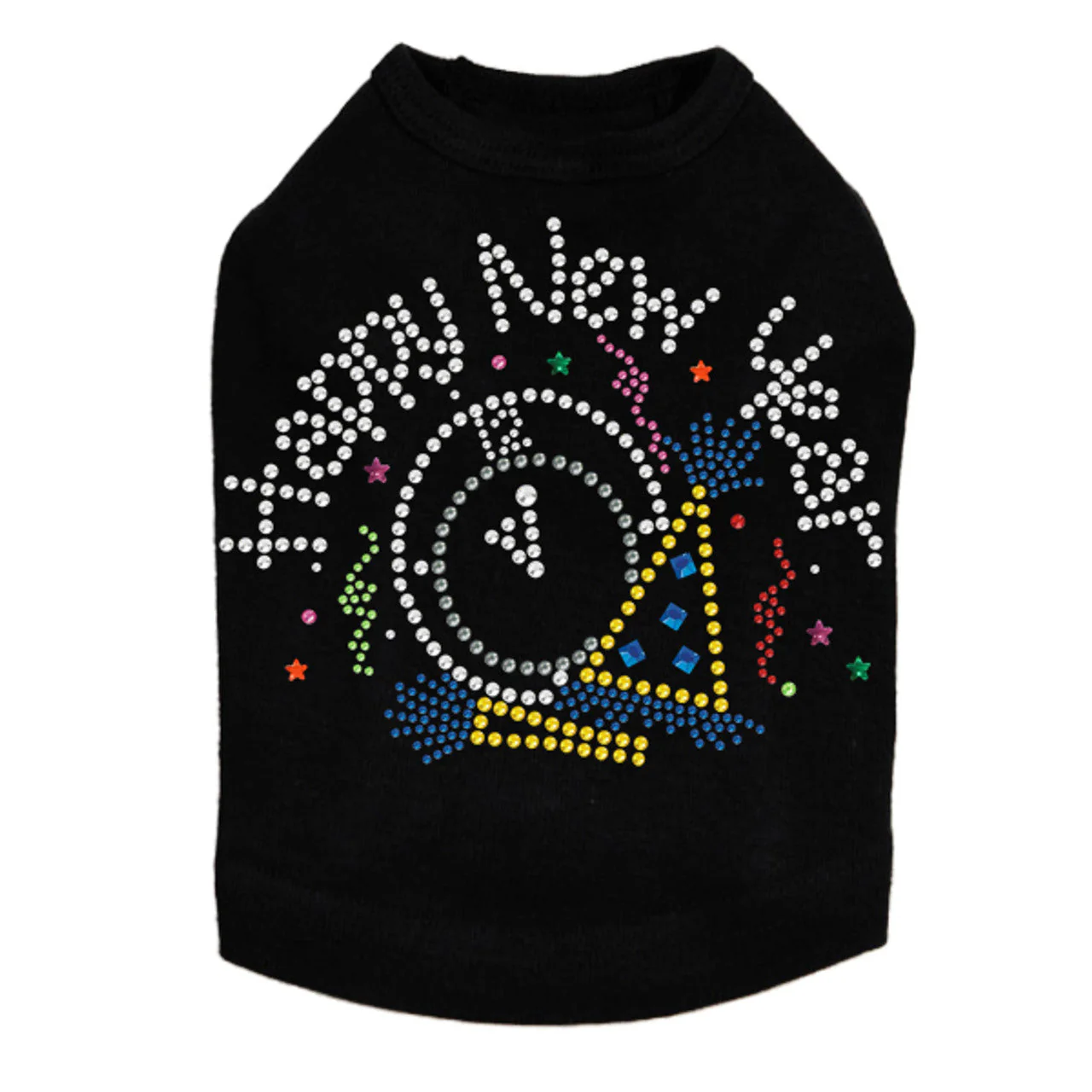 Happy New Year Clock - Dog Tank - Image 5