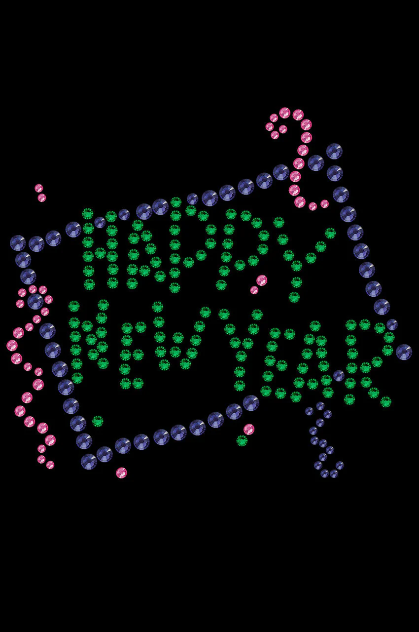 Happy New Year Confetti - Dog Tank - Image 2