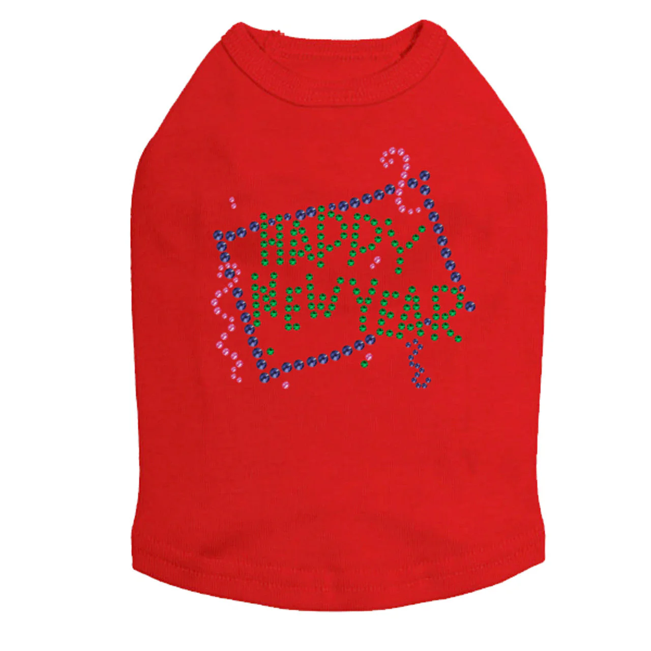 Happy New Year Confetti - Dog Tank - Image 8