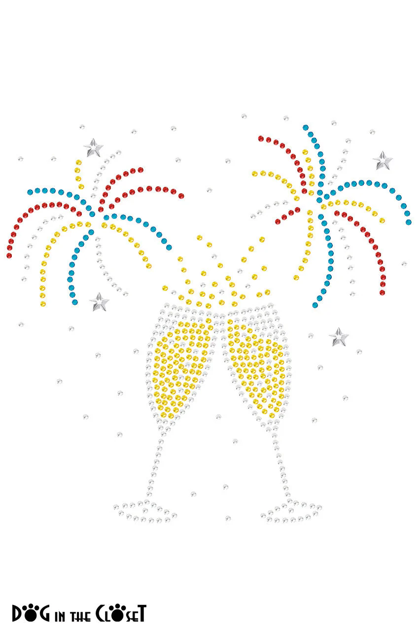 Happy New Year Drink & Fireworks - Bandanna - Image 13