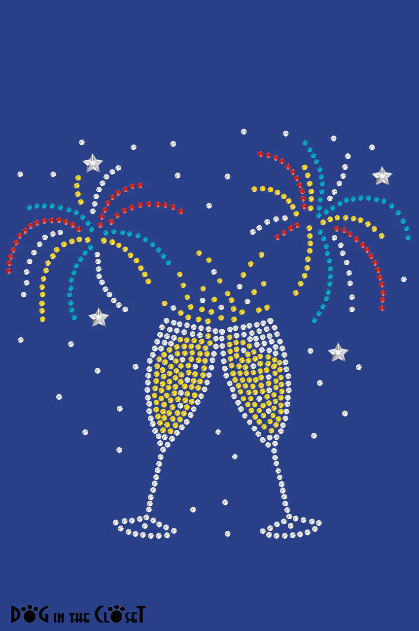 Happy New Year Drink & Fireworks - Bandanna - Image 15