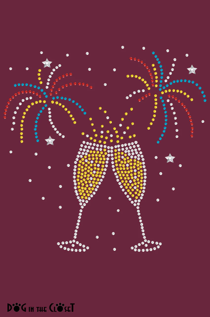 Happy New Year Drink & Fireworks - Bandanna - Image 3