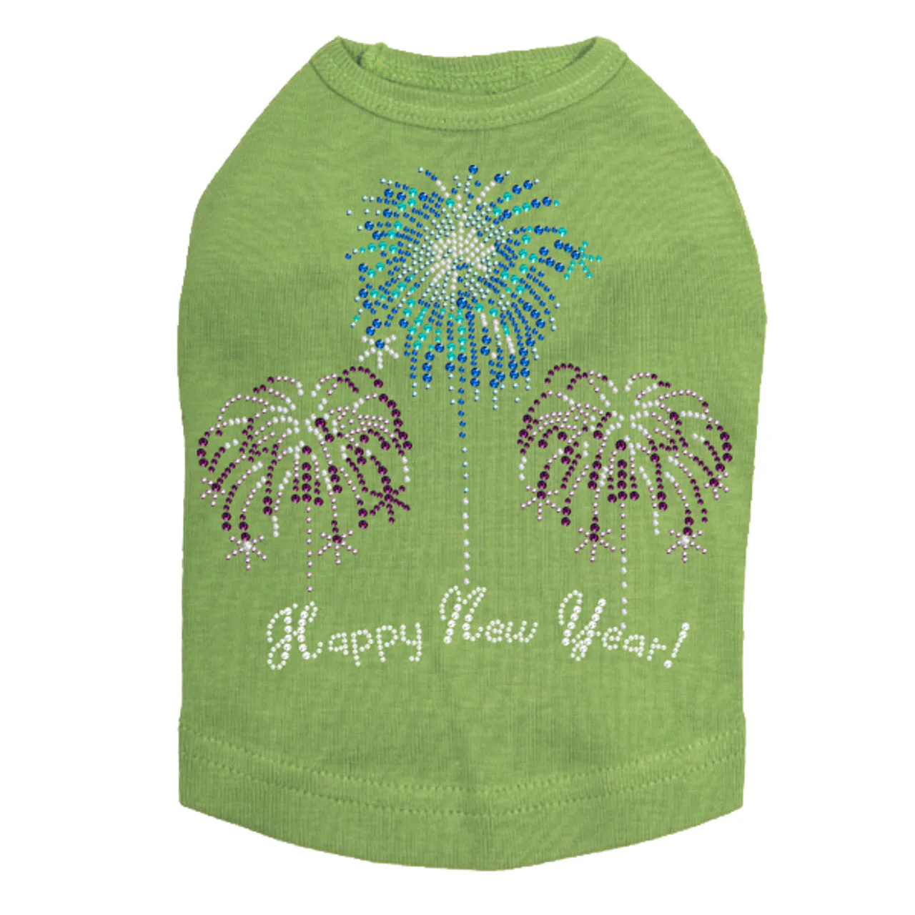 Happy New Year Fireworks - Dog Tank - Image 10