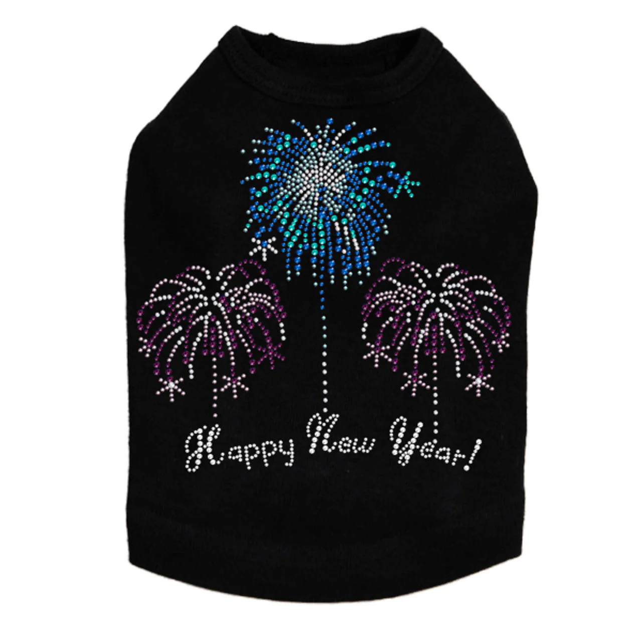 Happy New Year Fireworks - Dog Tank - Image 11