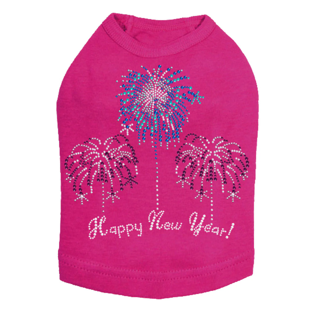 Happy New Year Fireworks - Dog Tank - Image 13