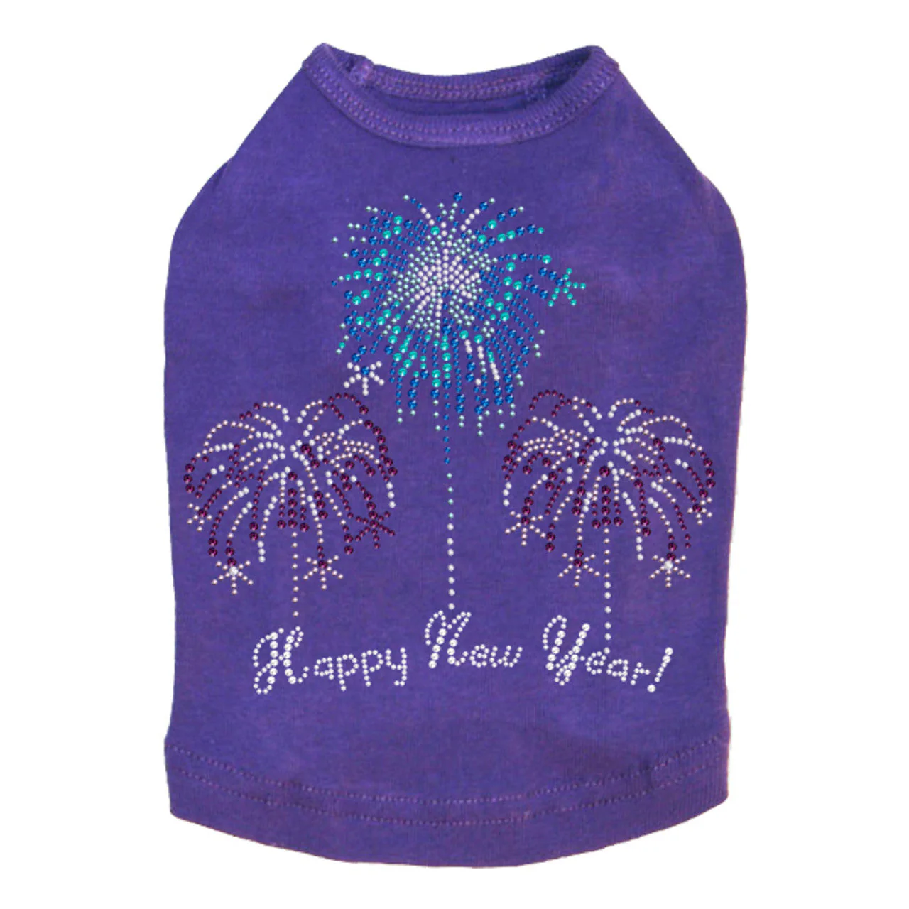 Happy New Year Fireworks - Dog Tank - Image 3