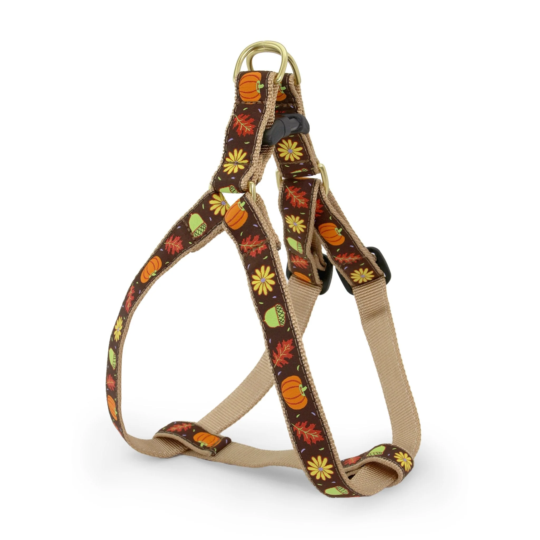 Up Country Harvest Time Dog Cast Brass Dog Harness