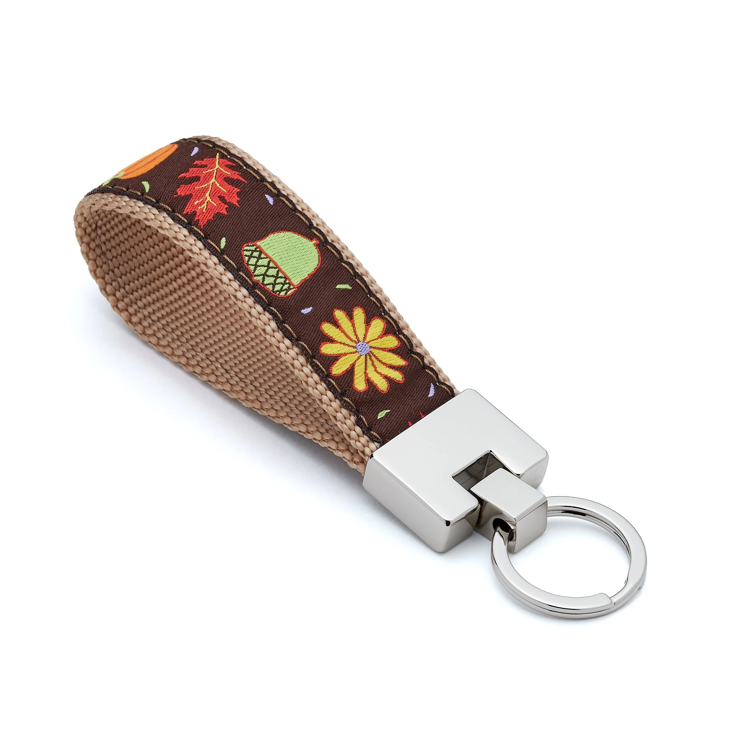 Up Country Harvest Time Cast Brass Key Ring