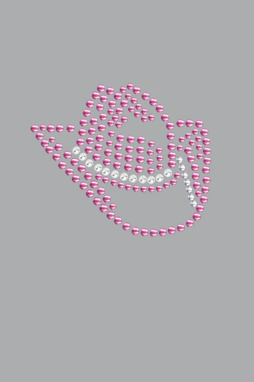 Hat (Austrian crystal Pink Cowgirl) - bandana - Image 14