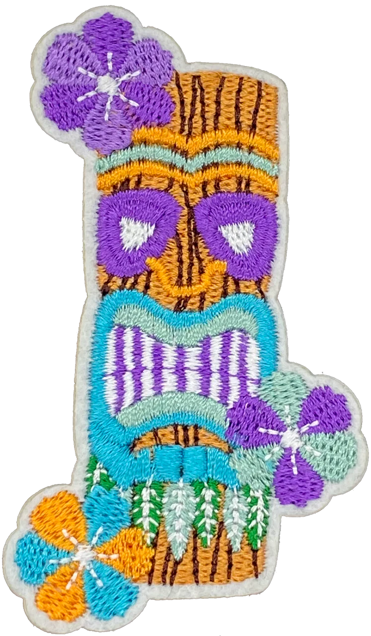 Hawaiian Tiki Mask - Patch
