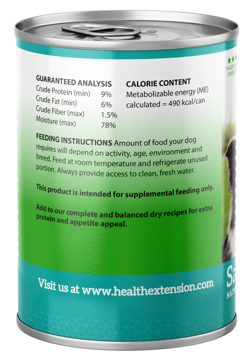 Health Extension All Life Stages Grain Free Salmon Dog Food (12.5oz) - Image 2
