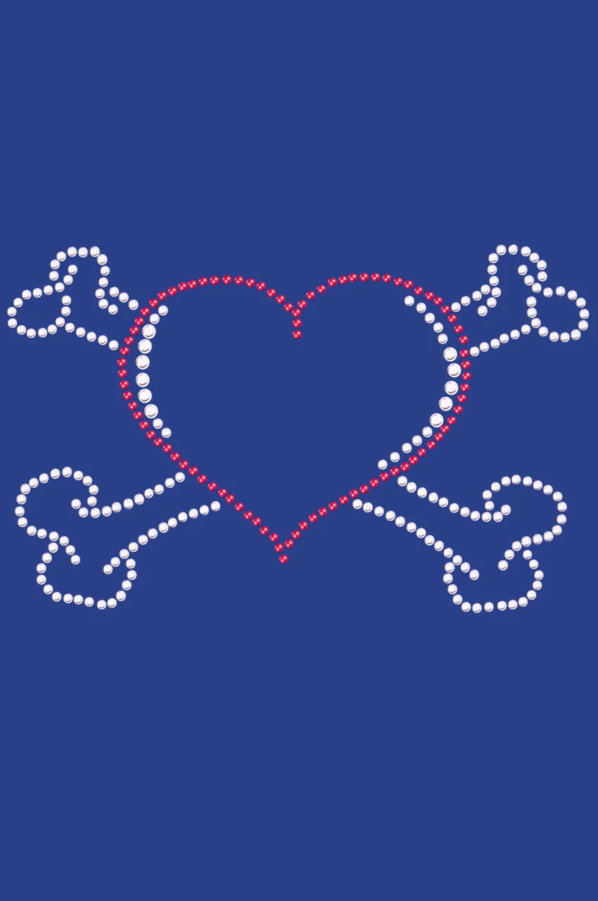 Heart with Cross Bones Bandanna - Image 16