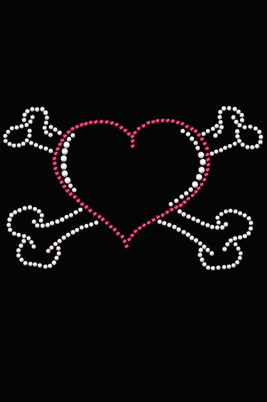 Heart with Cross Bones Bandanna - Image 2