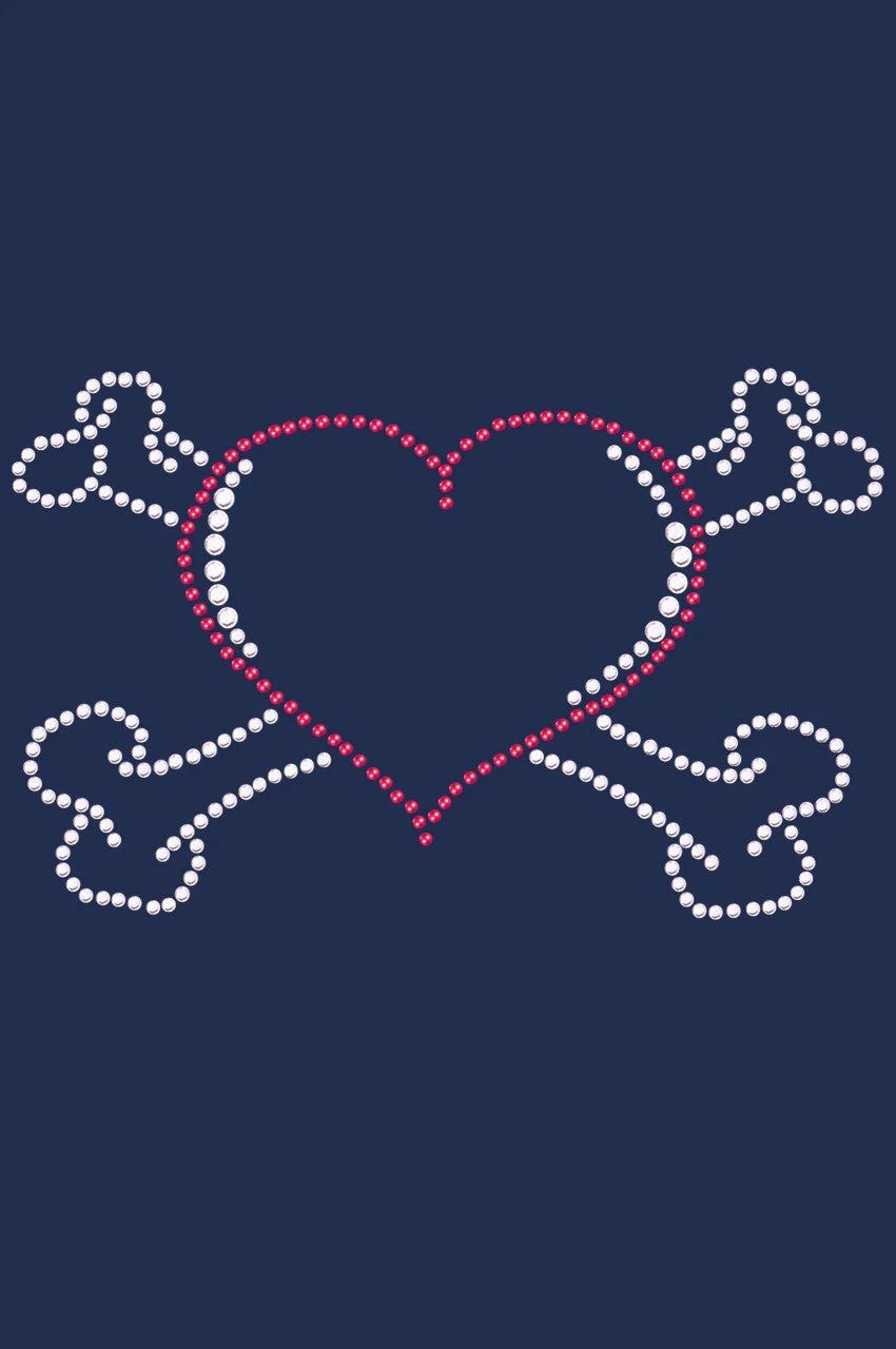 Heart with Cross Bones Bandanna - Image 7