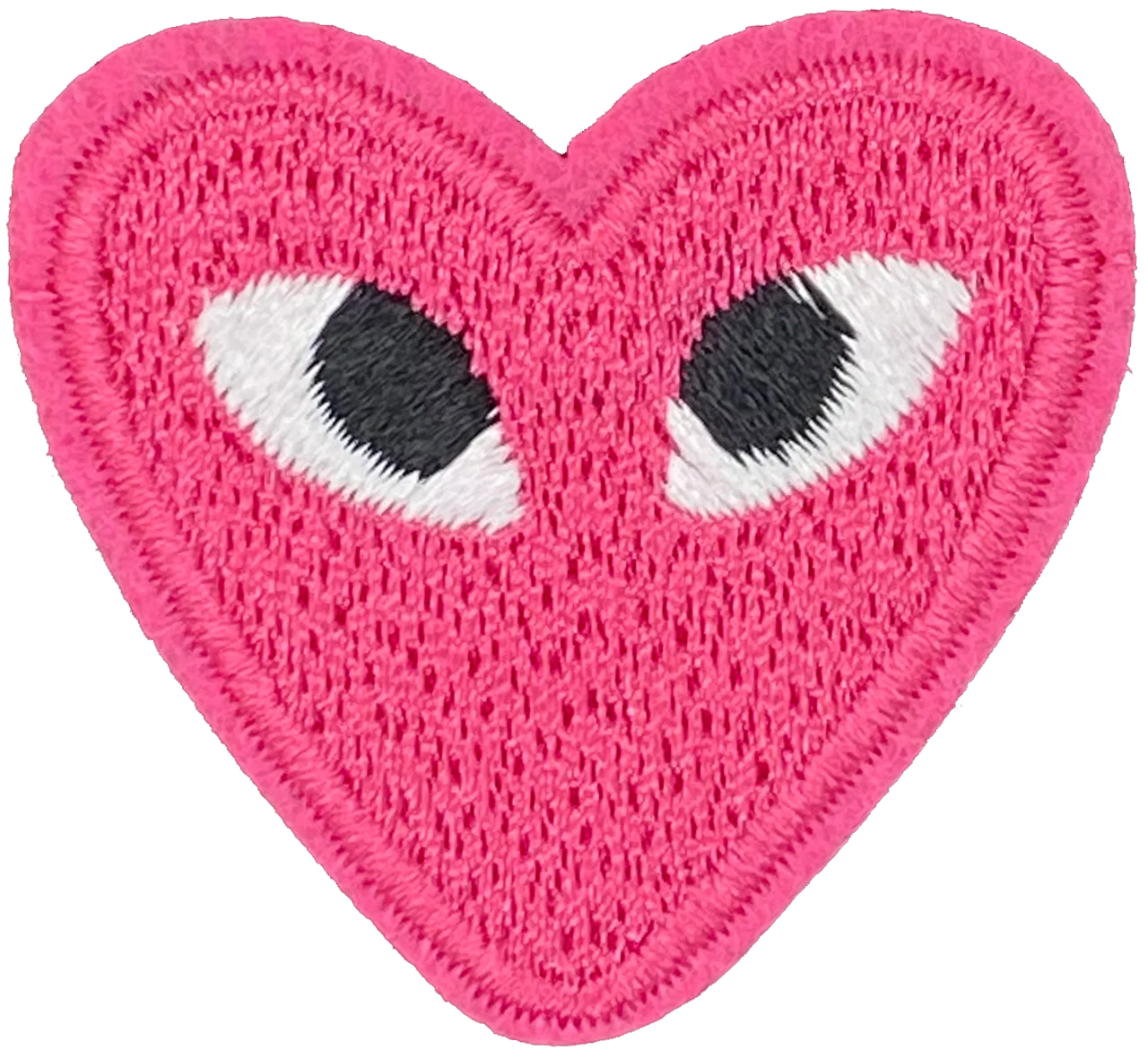 Heart with Eyes ( Hot Pink) - Patch