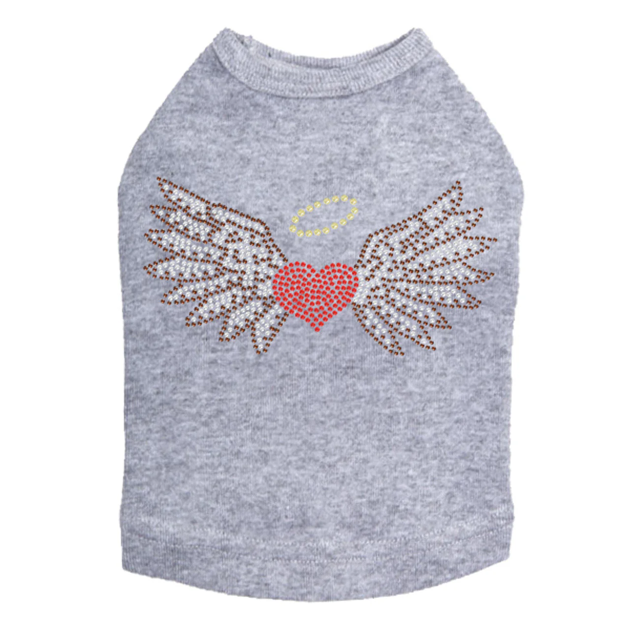 Heart with Wings & Halo - Dog Tank - Image 10