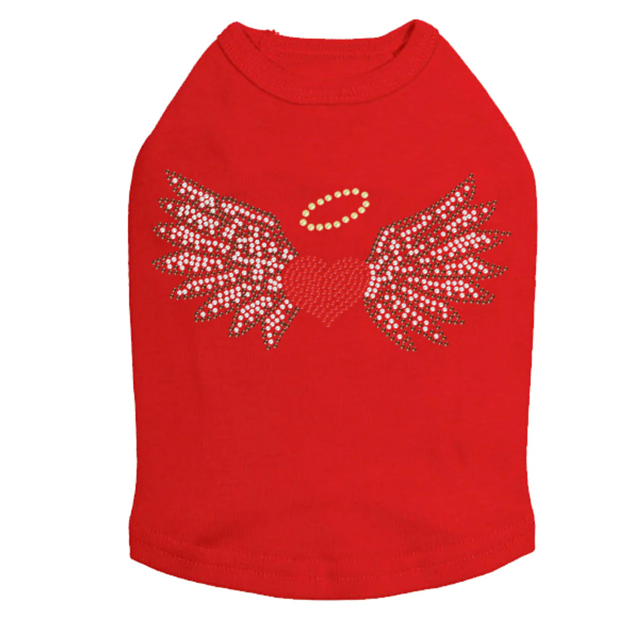 Heart with Wings & Halo - Dog Tank - Image 2