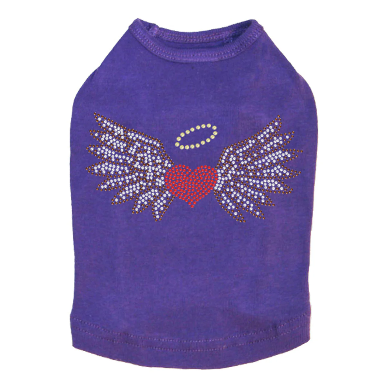 Heart with Wings & Halo - Dog Tank - Image 3