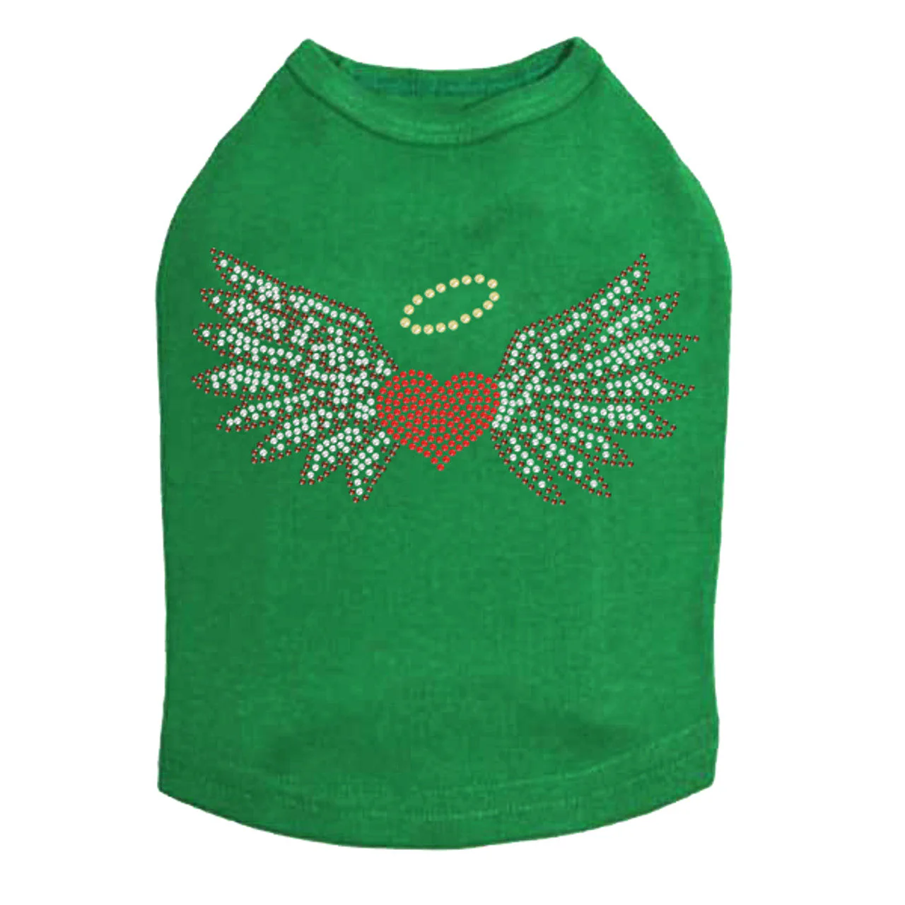 Heart with Wings & Halo - Dog Tank - Image 7