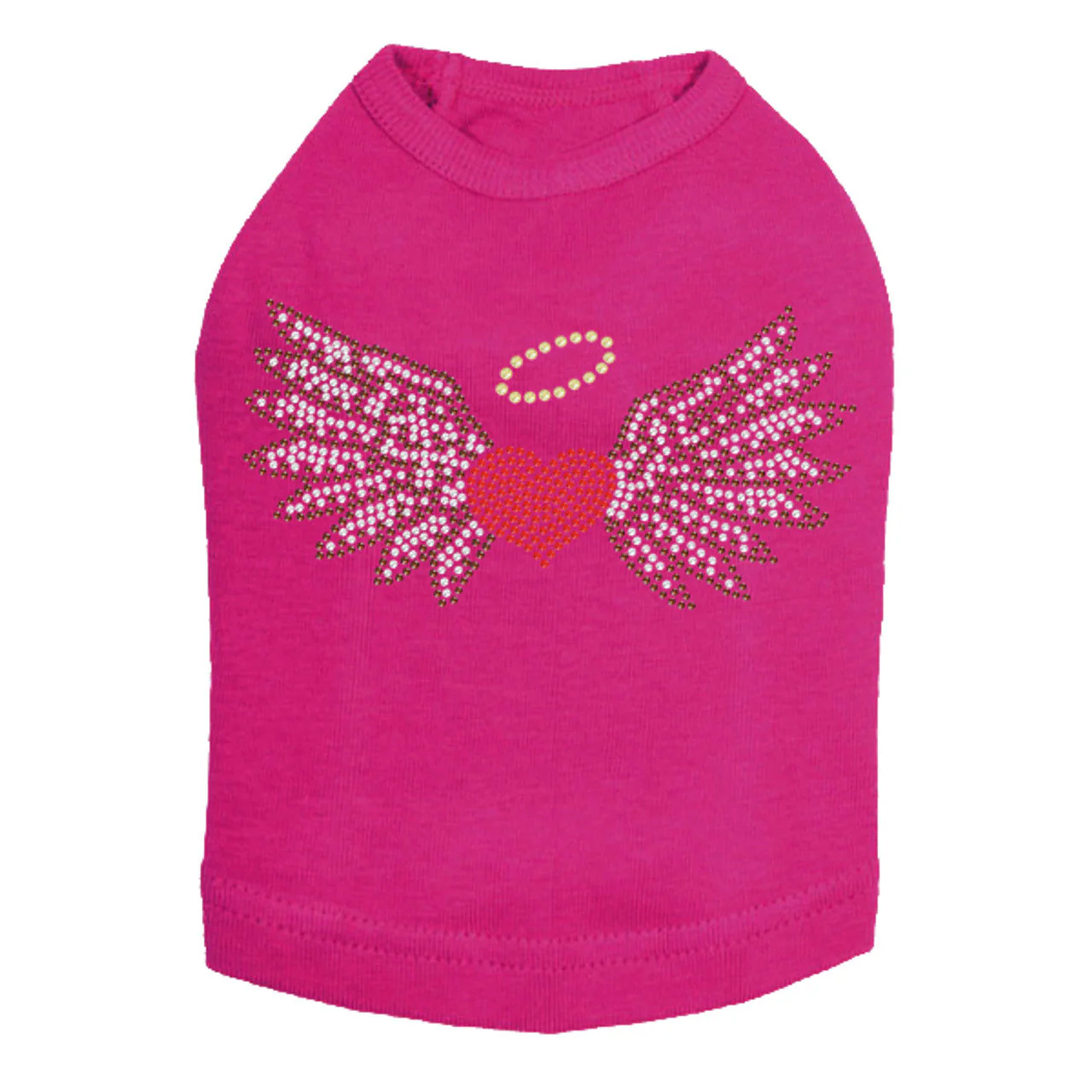 Heart with Wings & Halo - Dog Tank - Image 8