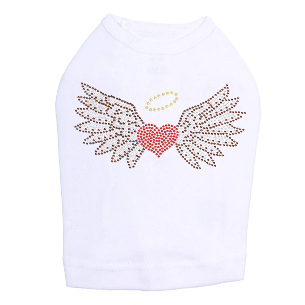 Heart with Wings & Halo - Dog Tank - Image 9