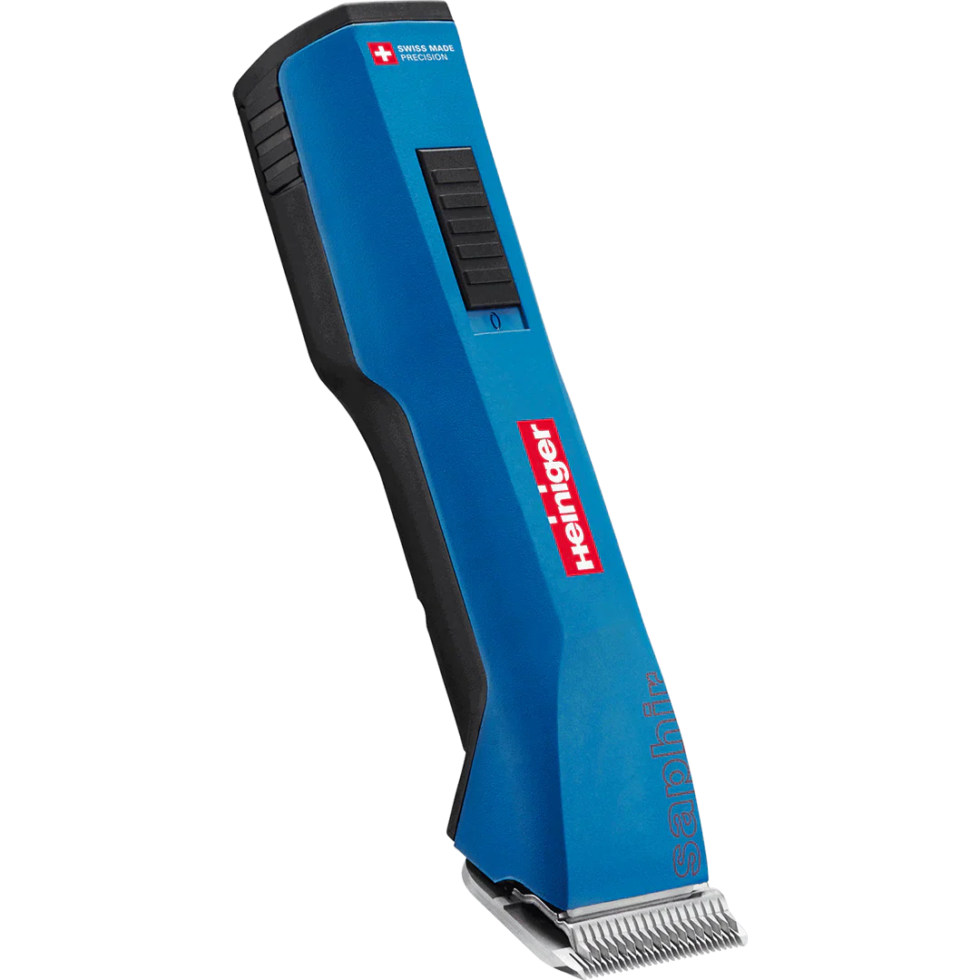 Blue Saphir Cordless Clipper Two Batteries with 2 Free Drives by Heiniger - Image 3